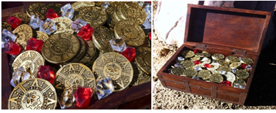Pirate Gold Poker Chips