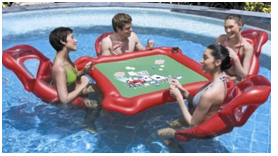 Inflatable Pool Poker