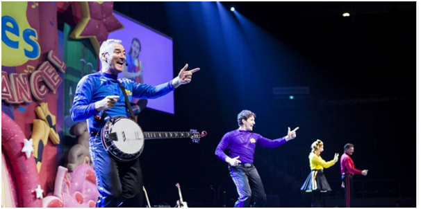 Wiggles performing