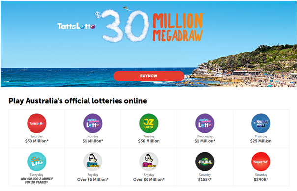 Australian lotteries to win