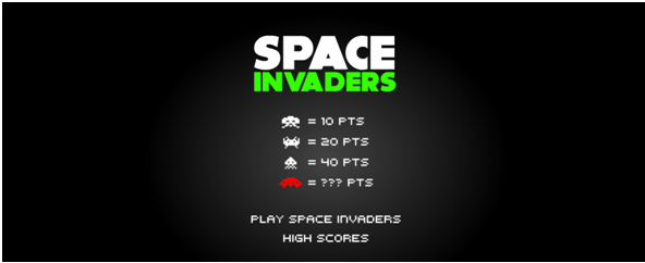 Space Invader game apps
