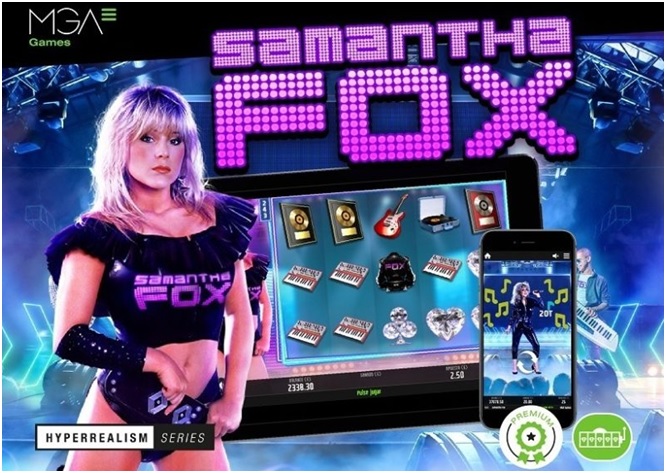 Samantha Fox- The New Star of Pokies from MGA Games