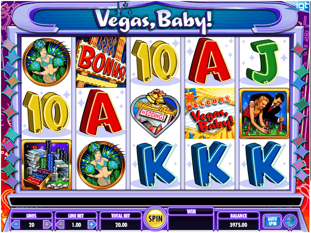 Vegas baby game features